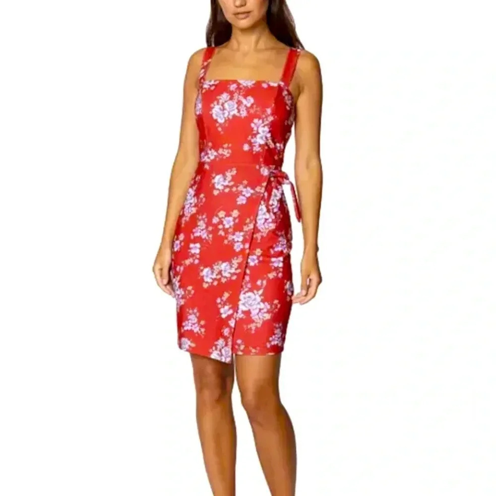 Betsy Johnson floral mini dress size 14